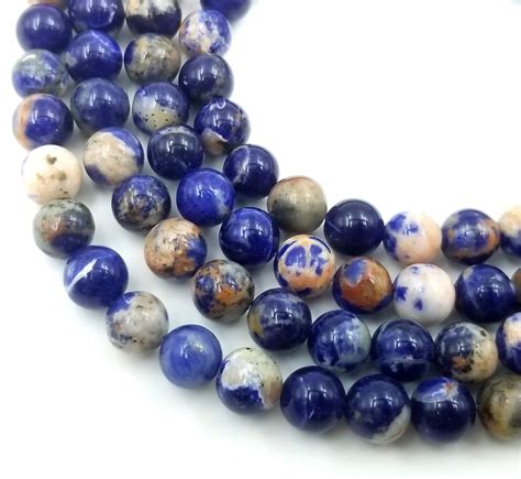 Ocean Blue Sea Sediment Imperial Jasper Beads High Quality Round