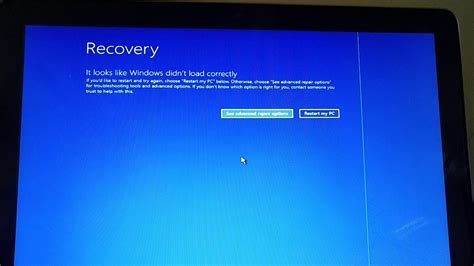 How To Get Rid Of Windows Blue Screen Recovery It Looks Like Windows Didn T Load Correctly Error