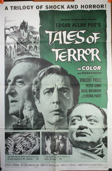 Tales Of Terror Original Vintage Horror Poster Original Vintage
