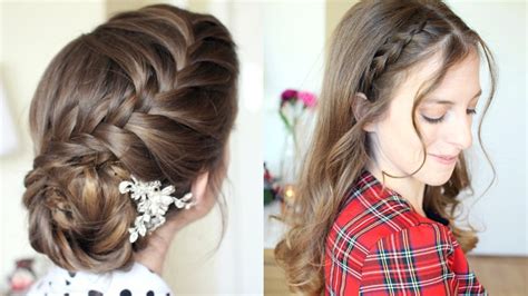 Knotless box and triangle braids. 2 Pretty Braided Hairstyle Ideas | Formal Hairstyles ...