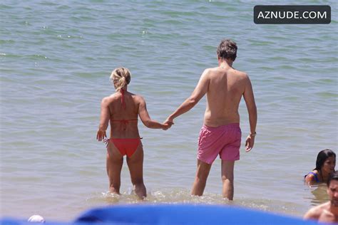 Anne Sophie Lapix Sexy Shows Off Her Tits And Ass At The Beach In Saint Jean De Uz Aznude