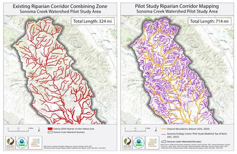 Sonoma County Riparian Corridor Mapping Pilot Study Project San