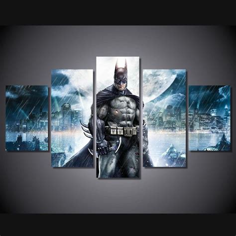 Hd Printed Batman Movie Poster Group Painting Canvas Print Room Decor