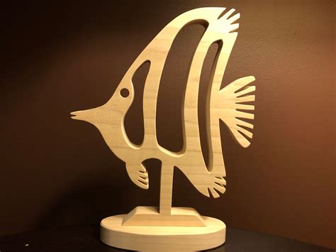 Wood Fish 2 Scroll Saw Pattern Etsy