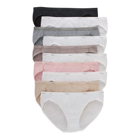 Hanes Women S Bikini Panties Pack Lightweight Soft Cotton Underwear