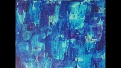 Maybe you would like to learn more about one of these? Acrylic Abstract BACKGROUND Painting - Blue Streaks - YouTube