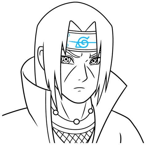 How To Draw Itachi Uchiha Really Easy Drawing Tutorial