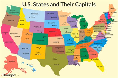 States And Capitals Map Printable Customize And Print