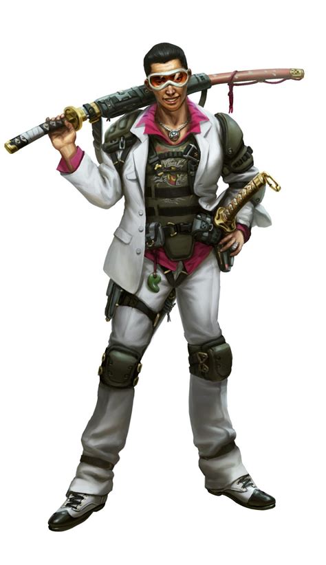 Yakuza Shadowrun Cyberpunk Rpg Cyberpunk Character