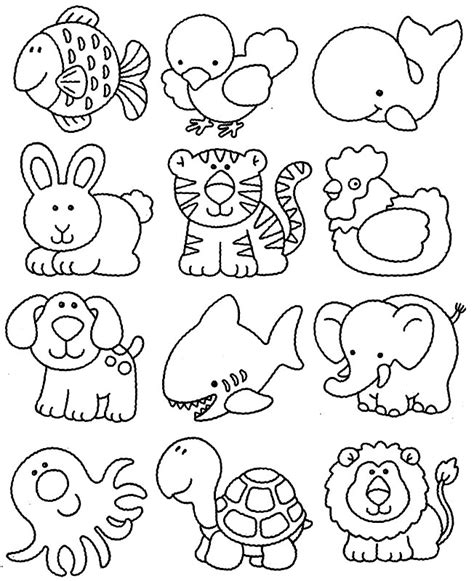 Planse De Colorat Pentru Copii Cu Animale Coloring To Print