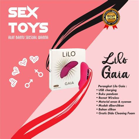 Jual Alat Bantu Seksual Lilo Gaia Dildo Vibrator Mainan Khusus Wanita