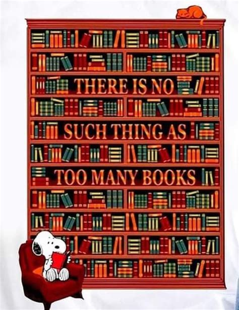 There Is No Such Thing As Too Many Books Turma Do Charlie Brown