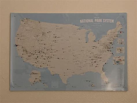 419 National Park System Units Map 24x36 Poster Best Maps Ever