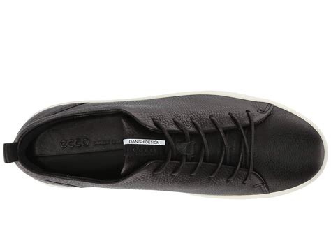 Ecco Leather Soft 8 Sneaker In Black Lyst