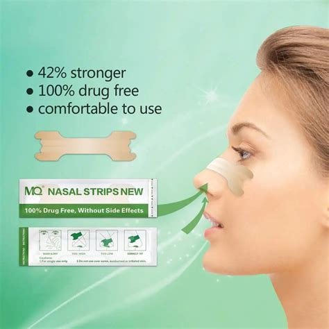 Factory Price Free Sample Mq Nasal Strips Anti Snoring Breath Right