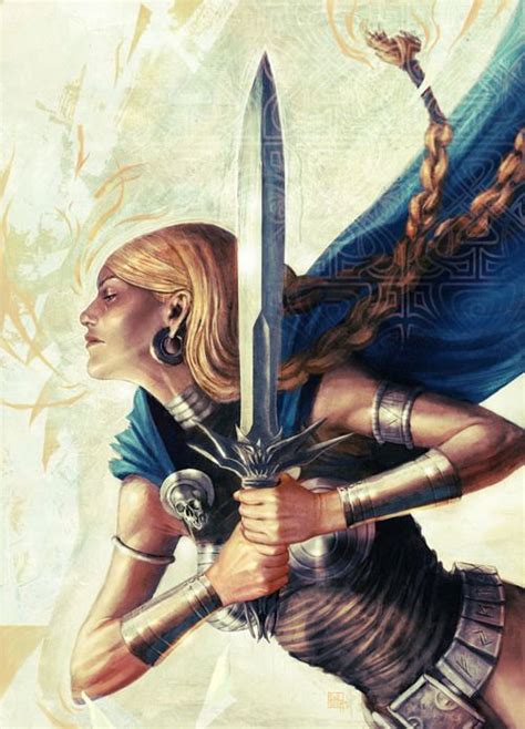 Viking Shield Maiden Valkiria Comics Marvel Marvel Comics Art