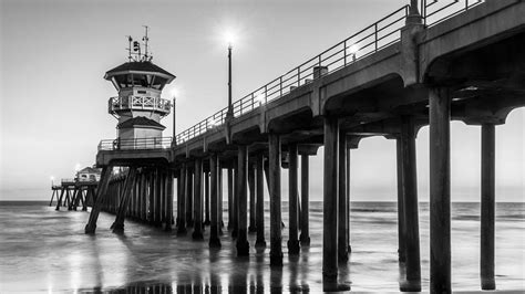 Huntington Beach Pier Photograph By Radek Hofman Fine Art America