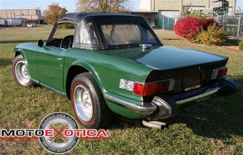 1976 Triumph Tr6 Green Motoexotica Classic Cars