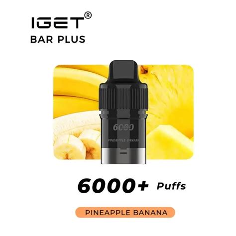 Iget Bar Plus Pods 6000 Puffs Pineapple Banana