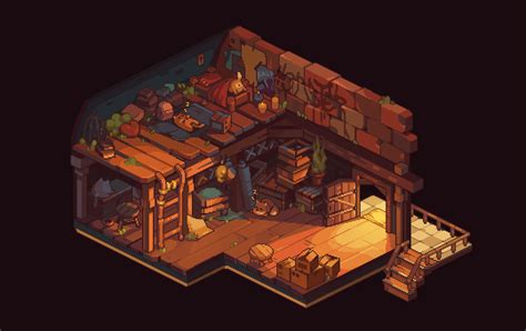 Ive Started Working On A Series Of Interiors Pixelart