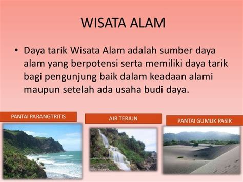 Daya Tarik Wisata Alam Tempat Wisata Indonesia