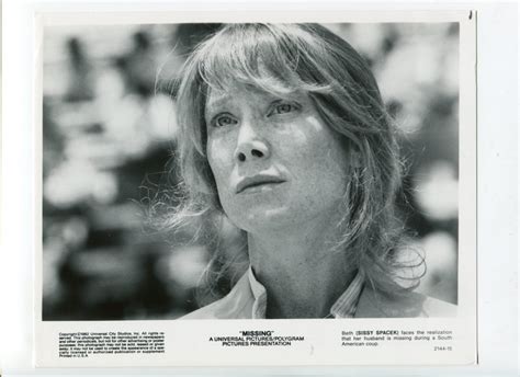 Missing Sissy Spacek 8x10 B W Still Photograph DTA Collectibles