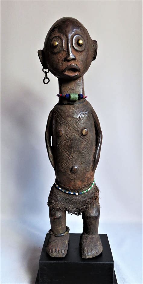 banda statue ubangi river region congo 40 cm coll piet dijk nl african carving african