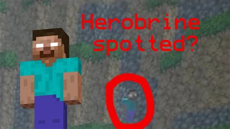 Minecraft Herobrine Caught Real Footage Scary Af Youtube