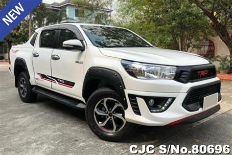 Toyota Hilux Revo White Manual 2016 24l Diesel Single And Double Cab