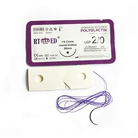 Medical Supplies Polyglycolic Acid Surgical Suture Pga Suture