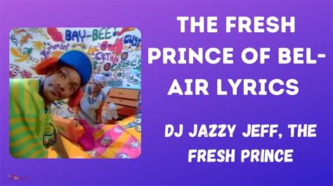 The Fresh Prince Of Bel Air Lyrics 1992