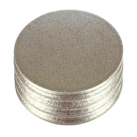 Trade Pack 5 X 10 Inch Round Silver Cake Drums Boards From Only £336