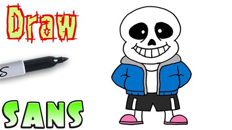 How To Draw Sans Undertale Youtube
