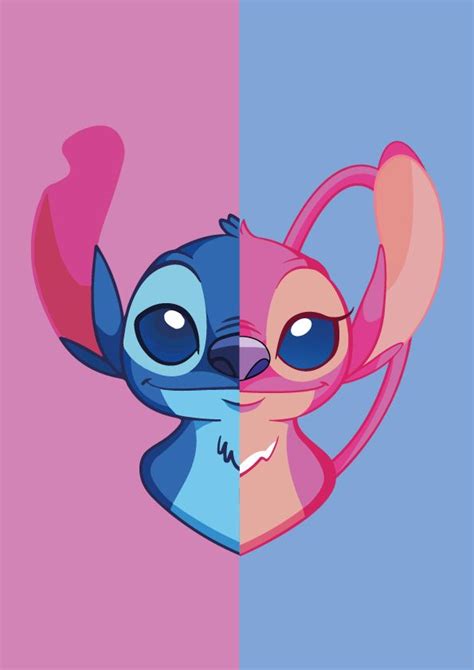 Poster Stitch E Angel Sfondi Carini Immagini Walt Disney Disegni Di
