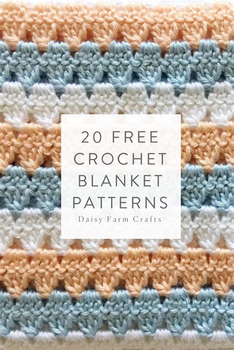 Daisy Farm Crafts Crochet Stitches Free Crochet Blanket Patterns
