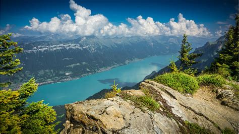 Lake Brienz Switzerland 4k Ultrahd Wallpaper Backiee