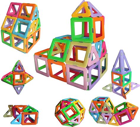 Building And Construction Toys Littlove 39pcs Magnetic Building Blocks