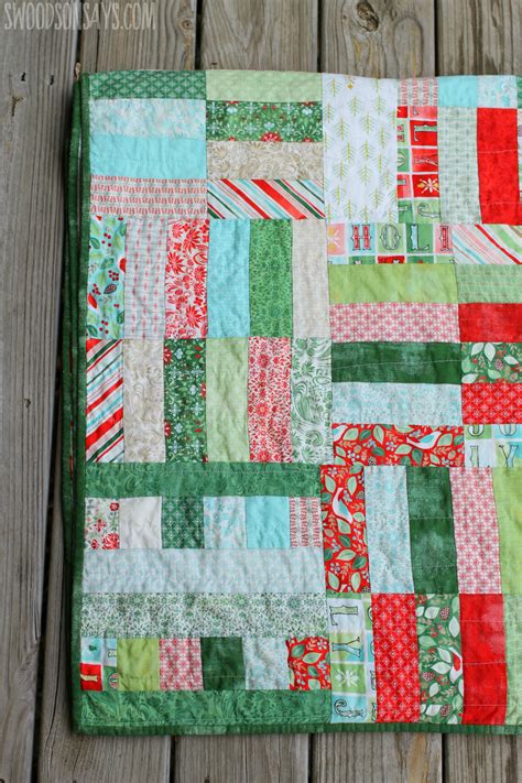 Christmas Jelly Roll Quilt And Lessons Learned Swoodson Says