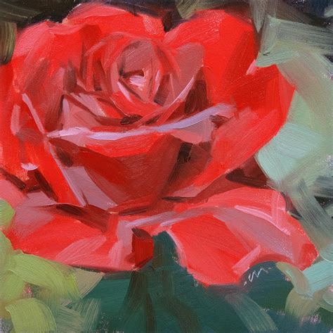 Same day, birthday, sympathy, romance, get well, congratulations Carol Marine's Painting a Day | Flower painting, Rose ...