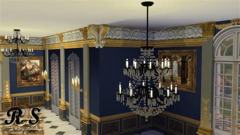 Royal Crystal Chandelier Set At Regal Sims Sims 4 Updates