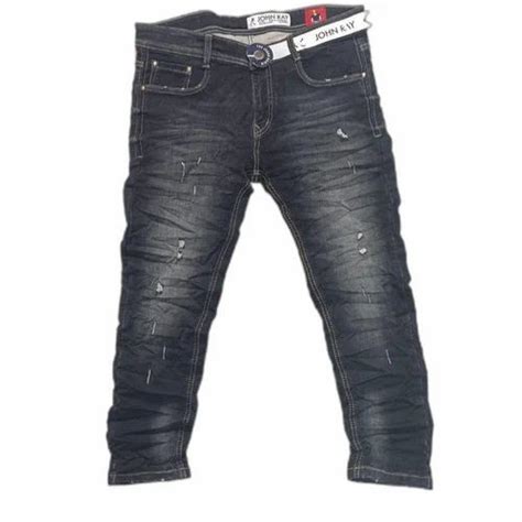 Regular Fit Ripped John Ray Mens Denim Jeans Blue At Rs 560piece In