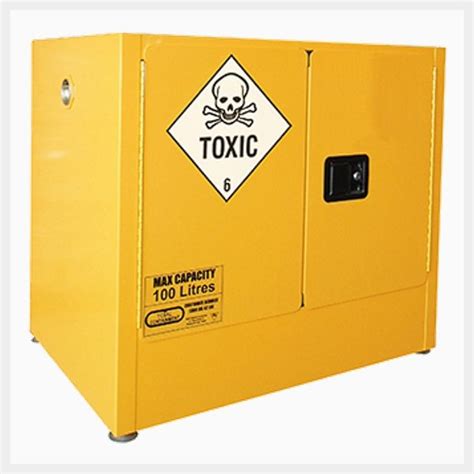 Toxic Substance Storage Cabinet 100 Litre 2 Door Spill Station