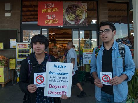 Many local stores have changed their hours and some have implemented senior shopping hours to help protect those that are most vulnerable. Boycott Driscoll's Action at Whole Foods Market in Santa ...