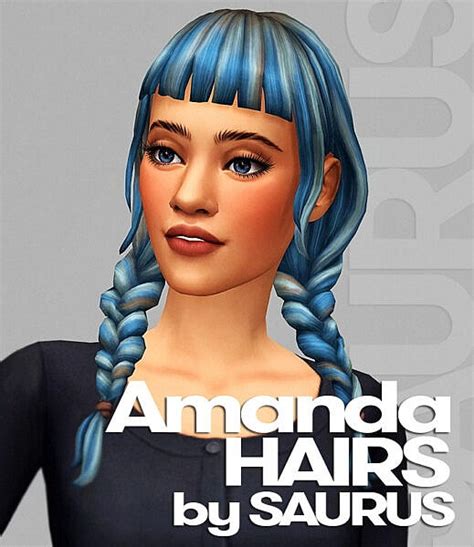 Saurus Simss Hairstyles Sims 4 Hairs