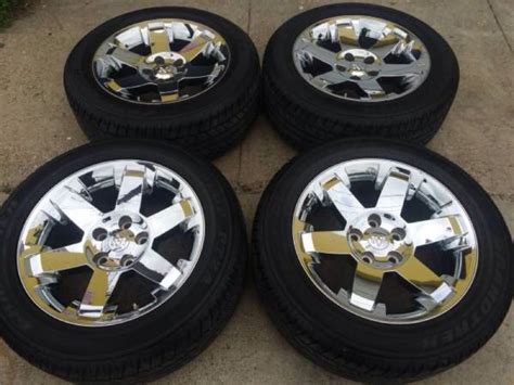 20 Inch Dodge Ram Laramie Rims And Goodyear Tires Factory Wheels Oem Oe
