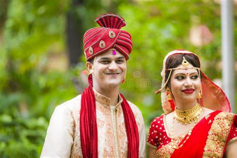 Indian Traditional Young Couple Married Stock Image Image Of