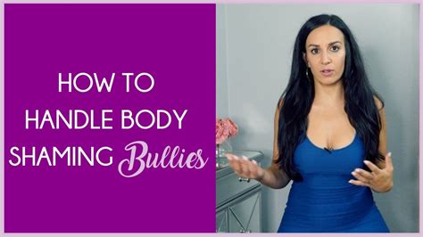 How To Handle Body Shaming Bullies Youtube