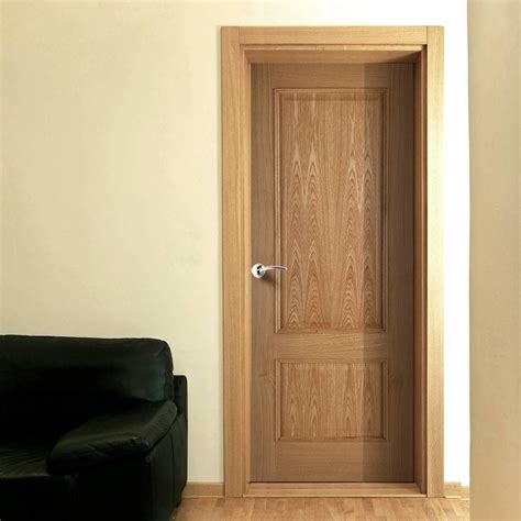 Iris 2 Panel White Oak Door With Raised Mouldings Whiteoakdoor