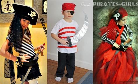 Disfraz De Pirata Casero Para Niñas Para Niños Para Grupos