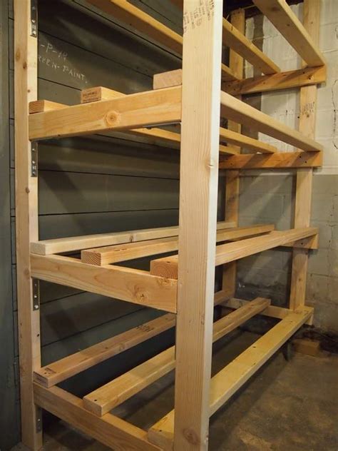 Then i had 2 more of the black towers you see above… for food storage also. Building Storage Racks in the Basement | D'oh!-I-Y
